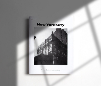 New York City Magazine design layout magazine design photography print design typography