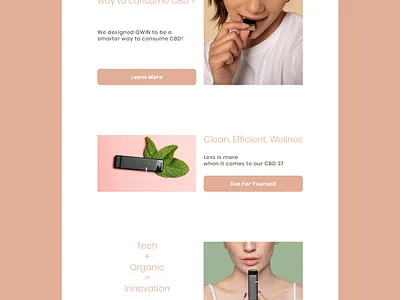 MYQWIN-Your express lane to happiness beauty branding cbd oil concept design dribbble happy health healthy landing page newsletter smock ui ux vitamin website wellness
