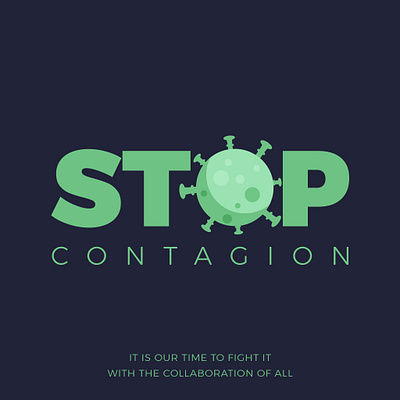 Stop Corona Contagion advertising awareness branding corona coronavirus covid 19 covid19 design design art epidemic health healthcare instagram instagram post logo pandemic people virus war warning