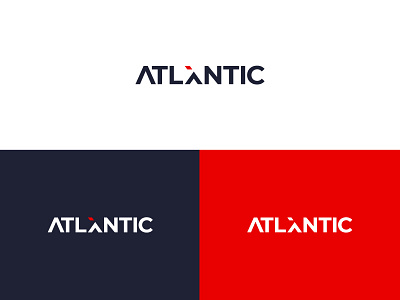 AtlanticX branding design graphic idenity illustration logo
