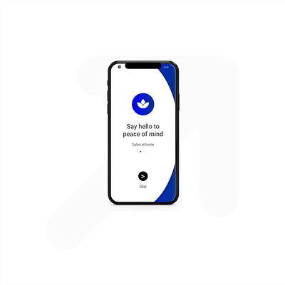 On boarding screen - Helpar app app design application blue mobile mobile app mobile app design mobile design mobile ui typogaphy ui ui ux ui design uidesign uiux ux