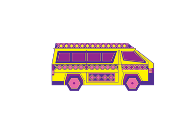 South African Taxi african beauty car colors design flatdesign graphic illustration pattern road transport south africa soweto taxi transport umlazi umlazi vector