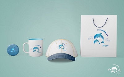 Gadget - dolphin branding design icon illustration logo