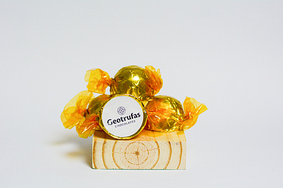 Geotrufas - Logo bonbon branding chocolate logo logotype