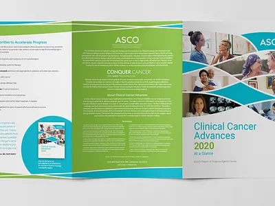 2020 ASCO Highlights brochure brochure brochure design trifold brochure