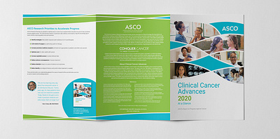 2020 ASCO Highlights brochure brochure brochure design trifold brochure