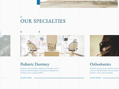 Dental Slider design brand dental dentist design slider teeth typography ui ux web web design webdesign website website design xd xd design