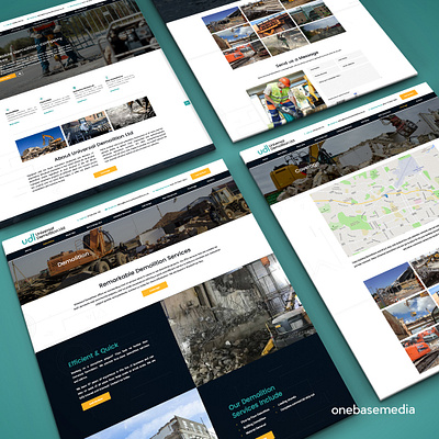 Universal Demolition 👷🏼‍♂️ branding demolition essex logo design marketing website website design