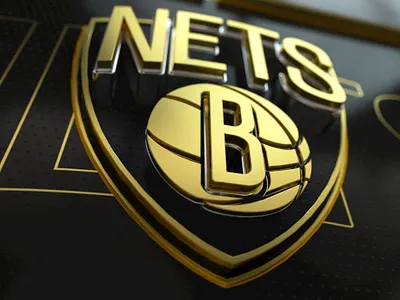 Brooklyn Nets Logo Reveal 3d art direction branding broadcast brooklyn nets cinema4d design logo nba nba playoffs photoshop sports