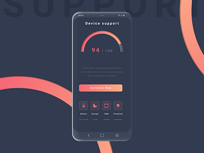 Samsung Device support dark dark ui design inspiration device mobile mobile design redesign samsung samsung galaxy smartphone support ui ux