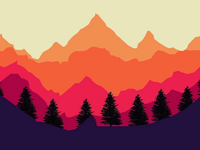 MountainScape By WillDraws art grapgicdesign drawing
