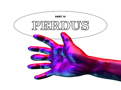 Teaser poster for Perdus launch