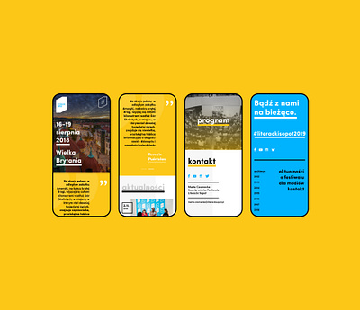 Sopot by the Book Website adobe xd book design festival minimal sopot typography ui web design webdesign website website design