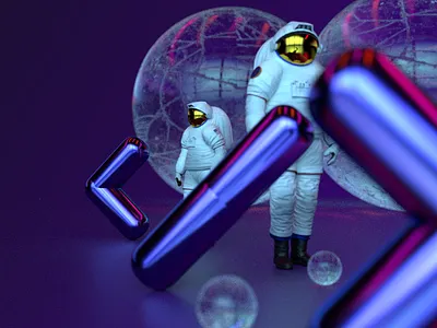 SCS in Space 3d 3d art dimension