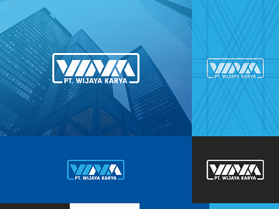 Redesign WIKA blue design engineering graphic indonesia industries logo logo concept logogram logotype redesign wijaya karya wika