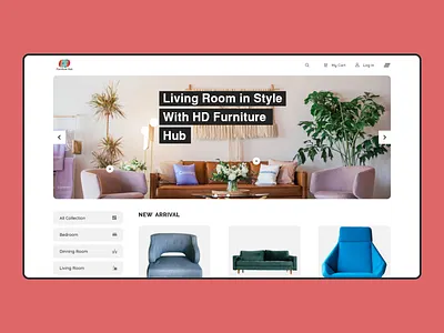 furniture adobexd anjit furniture furniture website illustration webdesign website
