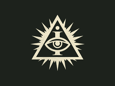 36 Days of Type — I 36days 36daysoftype all seeing eye branding design eye glow logo masonic pyramid texture type typography