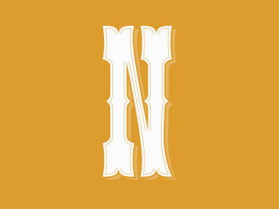 36 Days of Type - N 36daysoftype07 adobe goodtype handlettering handmade illustrator lettering theletteringcontinues typebytrade typegang typematters typism
