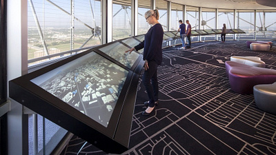 Reunion Tower design exhibition design multi user ux