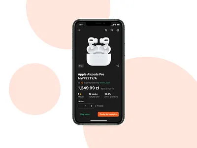 Allegro - Dark mode refresh allegro app dark mode ecommerce ecommerce app ui