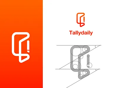 Tallydaily logo app branding logo logo design ui design uiux