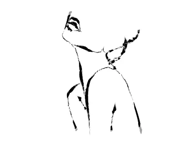 Born Tired - Jhene Aiko adobe album cover born charcoal charcoal drawing design illustration jhene aiko line art lineart minimalism music paint paint brush simple sketch tired vector