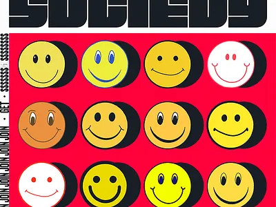 Secret Society - Creative Quarantine Day 1 ai design digital experimental graphic illustration illustrator poster poster design psd type typeface typogaphy vector