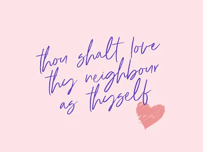 Love Thy Neighbor coronavirus friends heart home love neighbor neighborhood peace