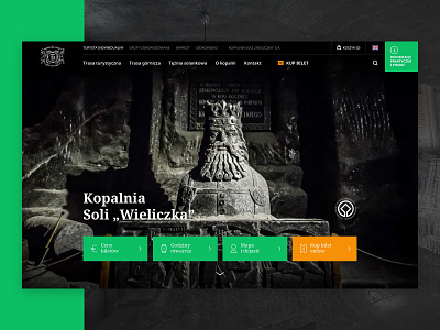 Wieliczka Salt Mine - desktop culture mine mobile mobile design photography salt ui web web design website website design