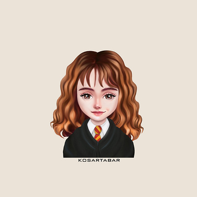 Hermione Granger animation character design design digital paint digital painting digitalart harrypotter illustration photoshop wacom intuos