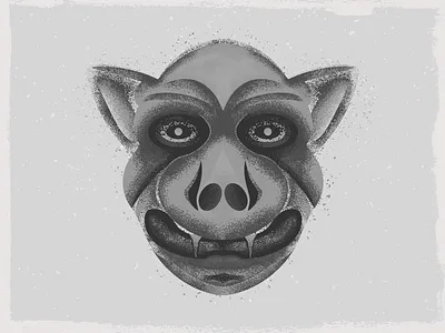 Grained Gargoyle gargoyle grain grainy illustrator majkol