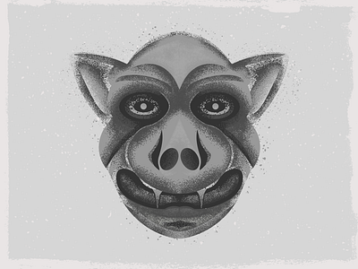 Grained Gargoyle gargoyle grain grainy illustrator majkol