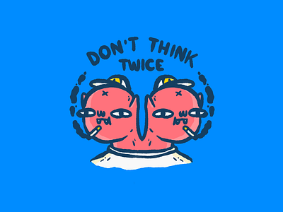 Don't think twice character illustration ipad pro ipadpro procreate procreate art procreateapp