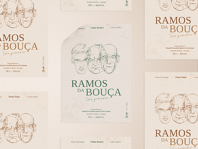 Wine Label | Ramos da Bouça content design graphicdesign illustration label packaging labeldesign wine label