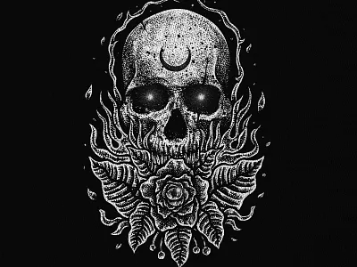 Available artwork cryptoart dark art dark artist dark illustration hicetnunc horror art illustration nft nftartists nftcollectors nftcommunity nfts objkt skull skull art tezos