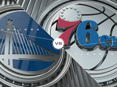 Style frame for a NBA Game Presentation 3d art direction branding broadcast cinema4d espn graphicdesign illustration motion graphics sports