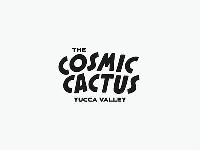 Cosmic Cactus WIP branding custom logo lettering logo logo design logo type type typography