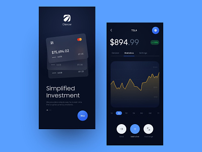 Crypto Trading app app application credit card crypto crypto currency design figma finance ios app iphone trading ui user experience user interface ux