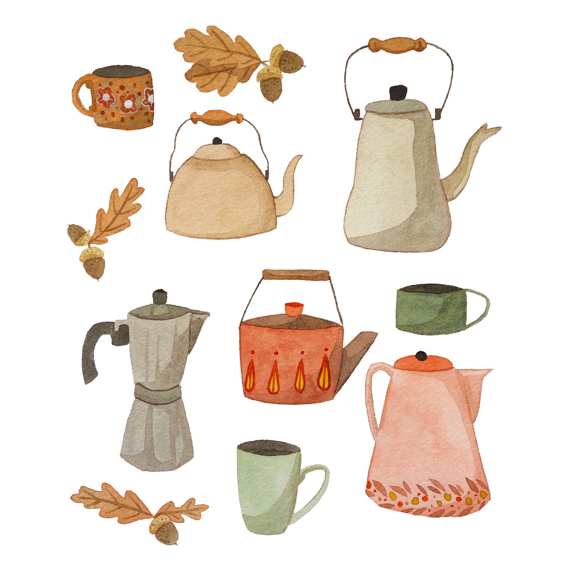 Example of Teapots