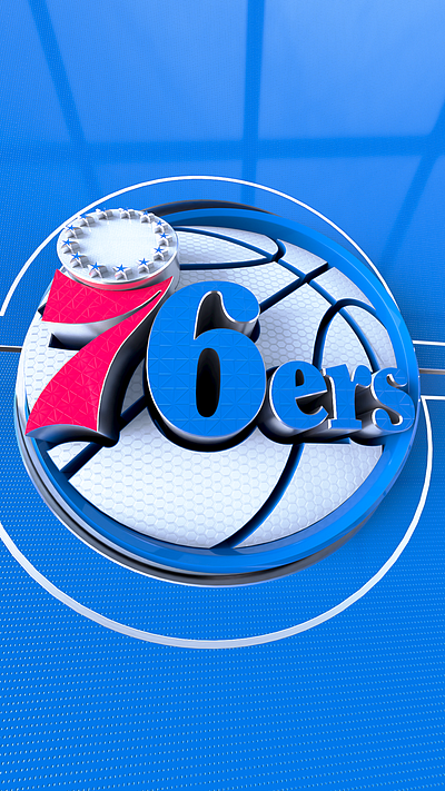 76's Logo reveal 3d art direction branding broadcast cinema4d espn logo motion graphics photoshop sports