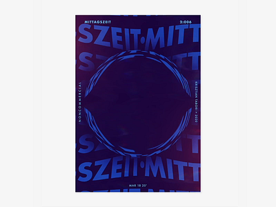 Item 2:006 abstract adobe animation animation 2d art design illustration mittagszeit motion photoshop poster typography