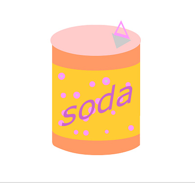 A can of soda simple soda can vector