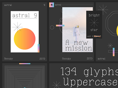 Astral - Typeface astral astro astronaut craft custom design fontface mission space spatial typeface typeface design typography