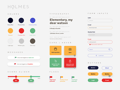 holmes styleguide design system form interface security styleguide ui ui design