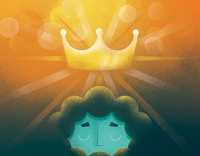 Great King preview book childrens book crown drawing illustraion kids king texture wacom