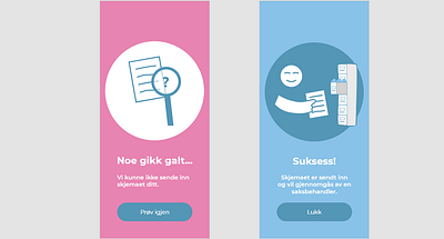 Skjemainnsending (Daily UI 011 - Flash Message) dailyui