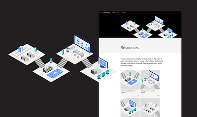 Resources Isometric Illustration adobe illustrator adobe xd design illustration visual