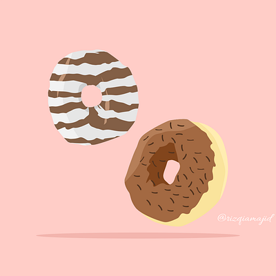 donut donut donut illustration illustration art illustration design logo