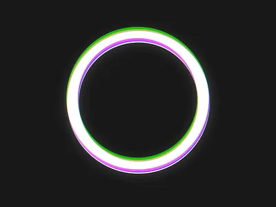 Loop 7X Rod animation black and white bold flat animation flat ui glitch logo animation minimal motion motion design