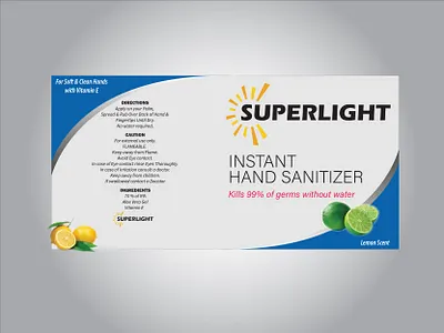 Label for sanitizer adobe adobe photoshop client corei8 fiverr happy client illustrator label logo logo2 logo3 mascot photoshop product product design